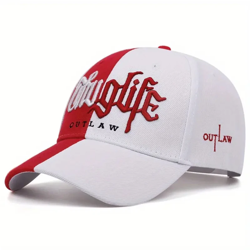 2025 Creative New Baseball Hat Riot LIFE Embroidered Men's Street Hip Hop Skateboarding Hat Women's Outdoor Leisure Sunshade Hat