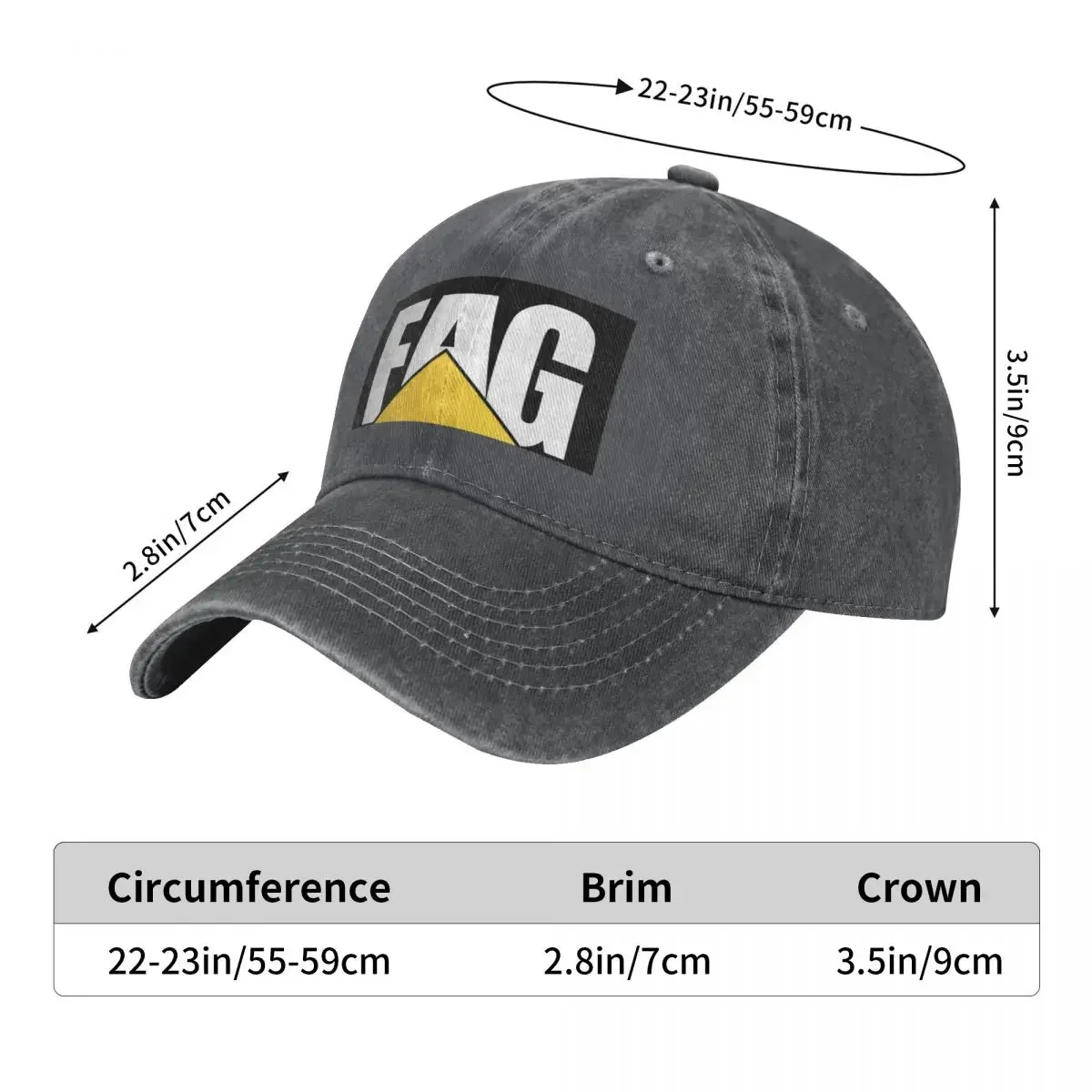 fag Baseball Cap birthday derby hat Mens Tennis Women's