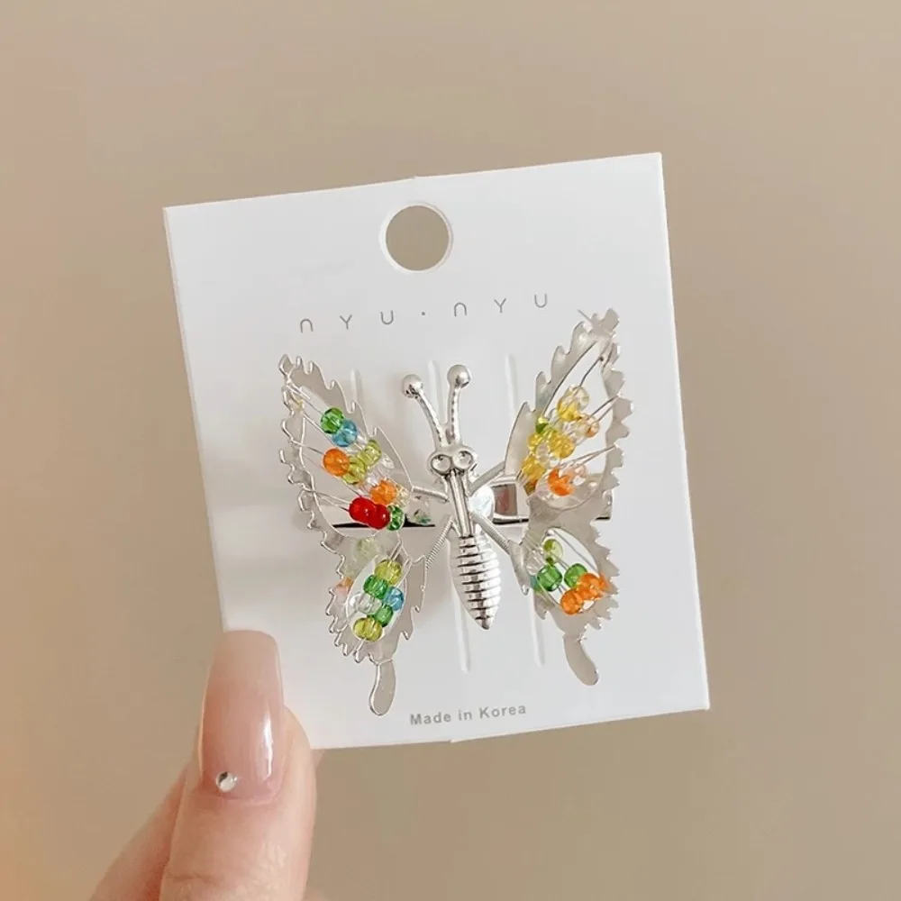 2Pcs/Set Fashion Metal Gold Hollow Butterfly Hairpins For Women Girls Hair Ornament Clip Barrette Headband Hair Accessories
