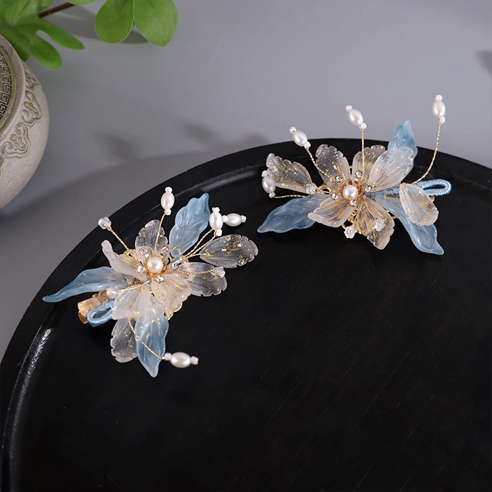 Antique Chinese Style Hair Clip Set With Long Tassel Vintage Hairpins Kits Headwear For Women Elegant Jewelry Hair Accessories