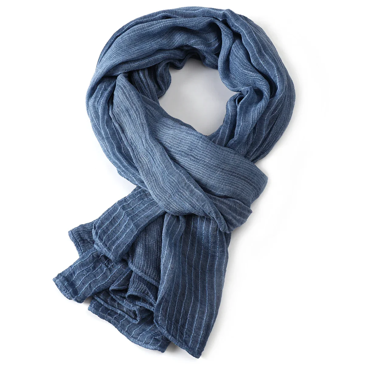 Solid Color Cotton Linen Men Scarves Autumn Winter Warm Men's Neckerchief Short Tassel Bufanda Male Accessories Pashmina Shawl