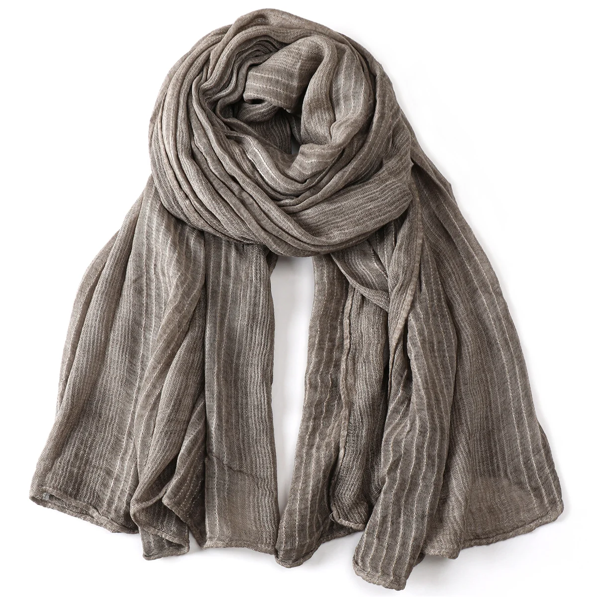Solid Color Cotton Linen Men Scarves Autumn Winter Warm Men's Neckerchief Short Tassel Bufanda Male Accessories Pashmina Shawl
