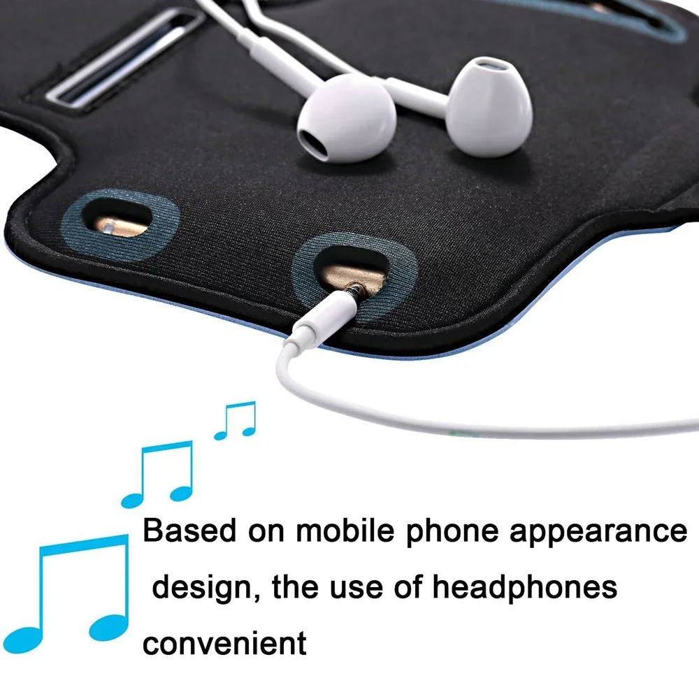 5.5inch Outdoor Sports Mobile Phone Armband Smartphone Key Holder Gym Running Phone Bag Arm Band Cases for Samsung iPhone Holder