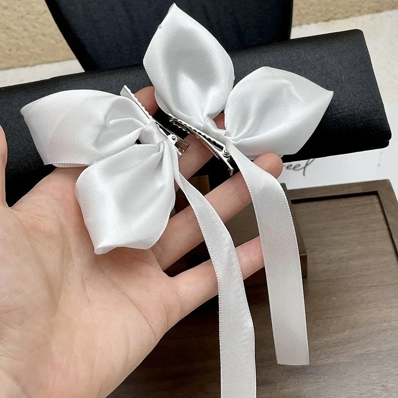 2 PCS Children's Side Bow Hairpins Lovely Hairgrip Hair Clips Headwear for Girls Hair Accessories