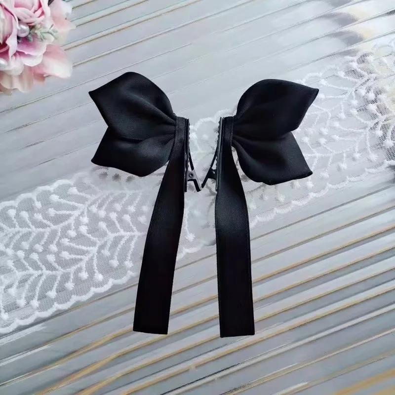 2 PCS Children's Side Bow Hairpins Lovely Hairgrip Hair Clips Headwear for Girls Hair Accessories