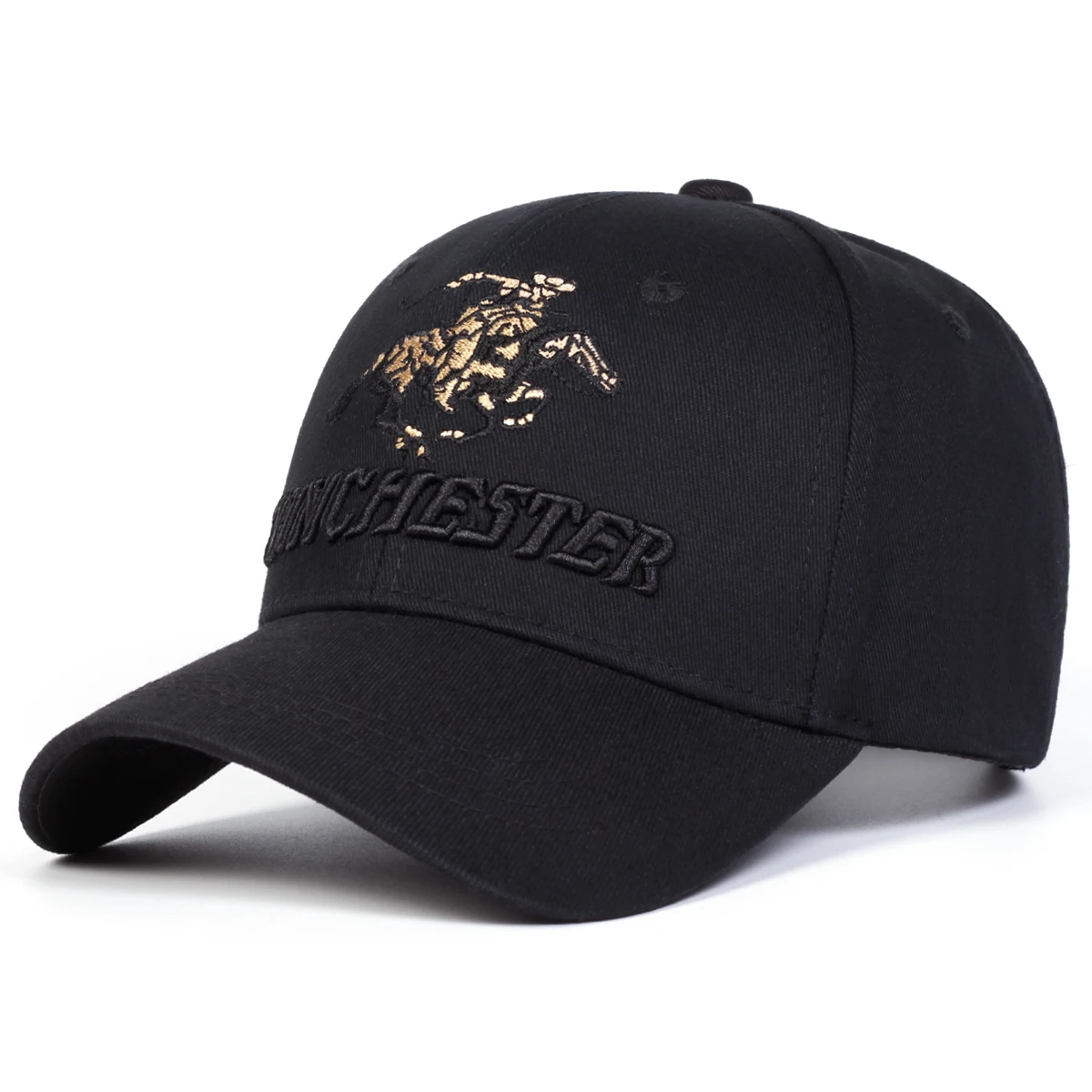 Unisex Winchester Letter Embroidery Baseball Caps Spring Autumn Outdoor Adjustable Casual Hats Dad Hat Sunscreen Hat