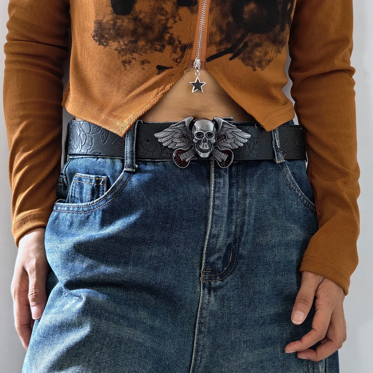New Retro Men's Belt Bohemian Style Belt Fashion Personalized Belts For Men Women Punk Rock Y2K Waistband For Pants and Jeans