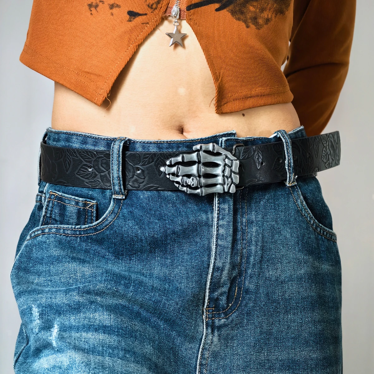 New Retro Men's Belt Bohemian Style Belt Fashion Personalized Belts For Men Women Punk Rock Y2K Waistband For Pants and Jeans