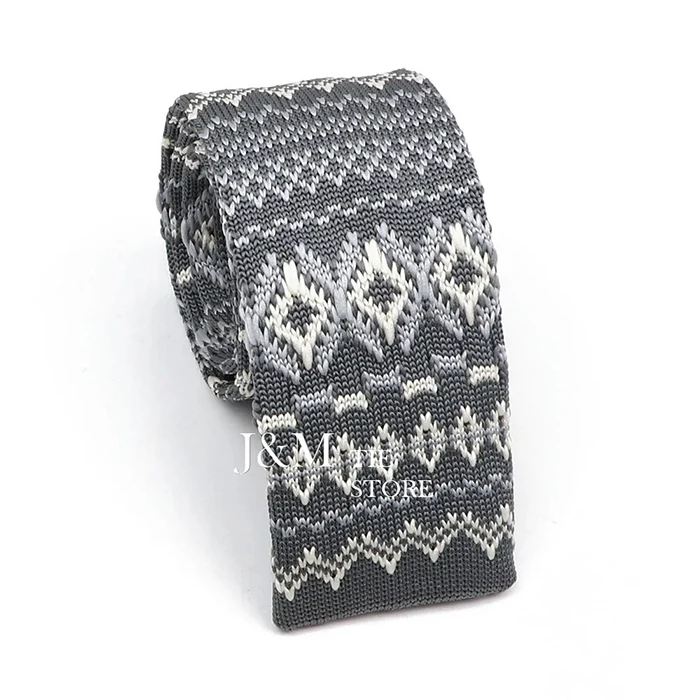 New Knit Ties For Men Casual Skinny Pink Blue Necktie Boys Girls Party Knitted Striped Neck Tie Wedding Groom Necktie Neck Wear