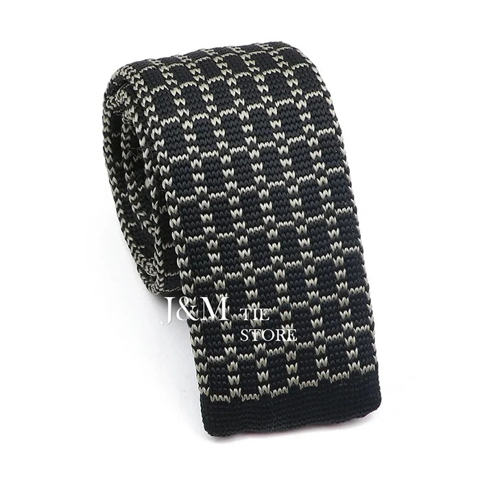 New Knit Ties For Men Casual Skinny Pink Blue Necktie Boys Girls Party Knitted Striped Neck Tie Wedding Groom Necktie Neck Wear