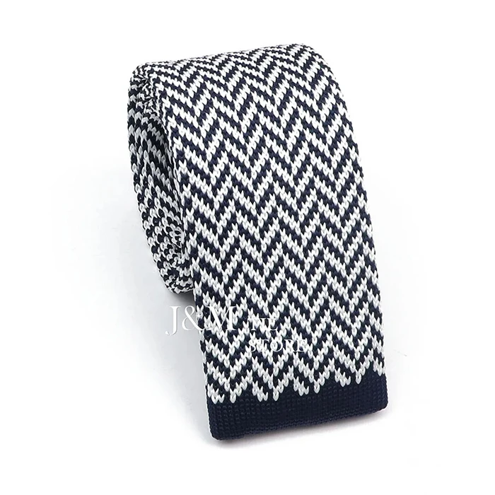 New Knit Ties For Men Casual Skinny Pink Blue Necktie Boys Girls Party Knitted Striped Neck Tie Wedding Groom Necktie Neck Wear
