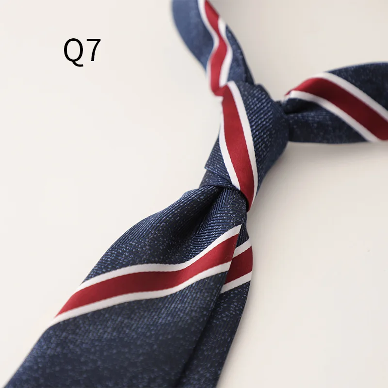 2025 Luxury 7cm Brown Neckties Adult Autumn Winter Fashion Formal Block Striped Paisley Neck Ties Wedding Suit Accessories Gift