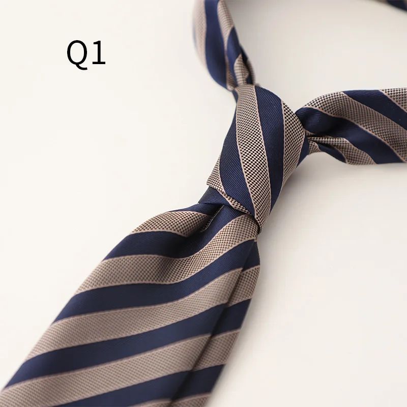 2025 Luxury 7cm Brown Neckties Adult Autumn Winter Fashion Formal Block Striped Paisley Neck Ties Wedding Suit Accessories Gift