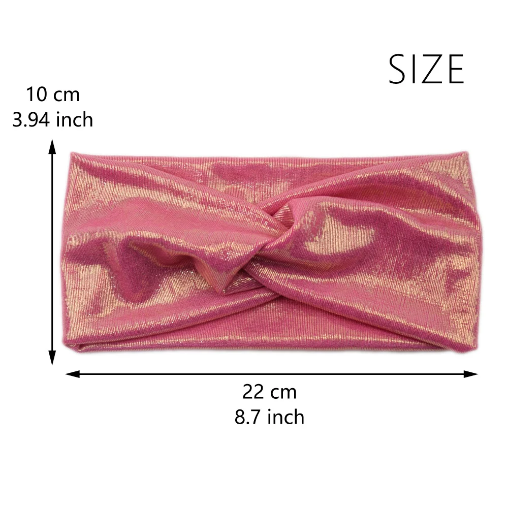 Turban Headbands Soft Twist Head Bands Headwraps Stretchy Non Slip Headband for Girls Women Yoga Workout Daily Hair Accessories
