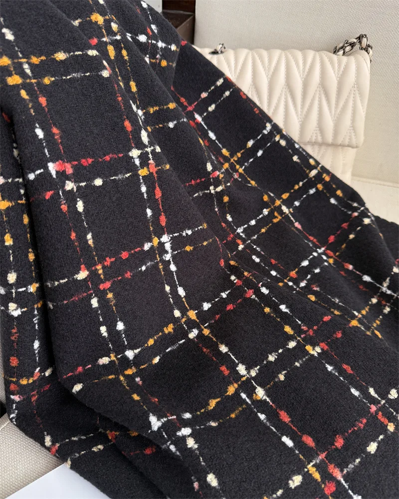 Luxury Brand Plaid Scarf Women Autumn Winter Women Warm Neckerchief Pashmina Lady Shawls and Wraps Casual Tassel Blanket Scarves