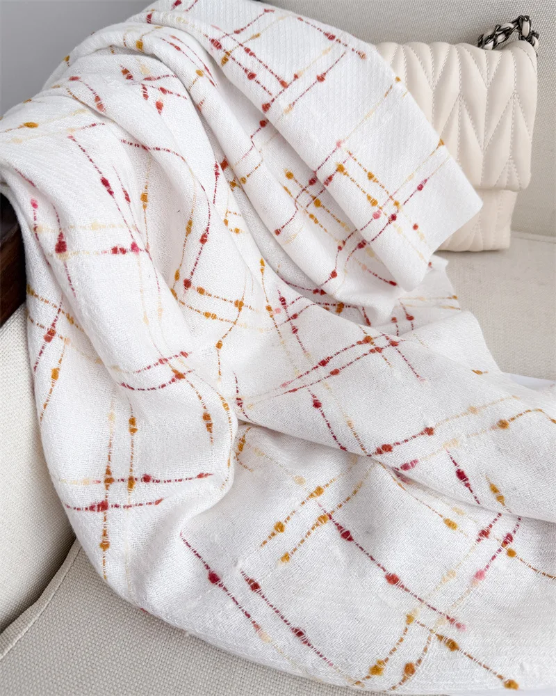 Luxury Brand Plaid Scarf Women Autumn Winter Women Warm Neckerchief Pashmina Lady Shawls and Wraps Casual Tassel Blanket Scarves