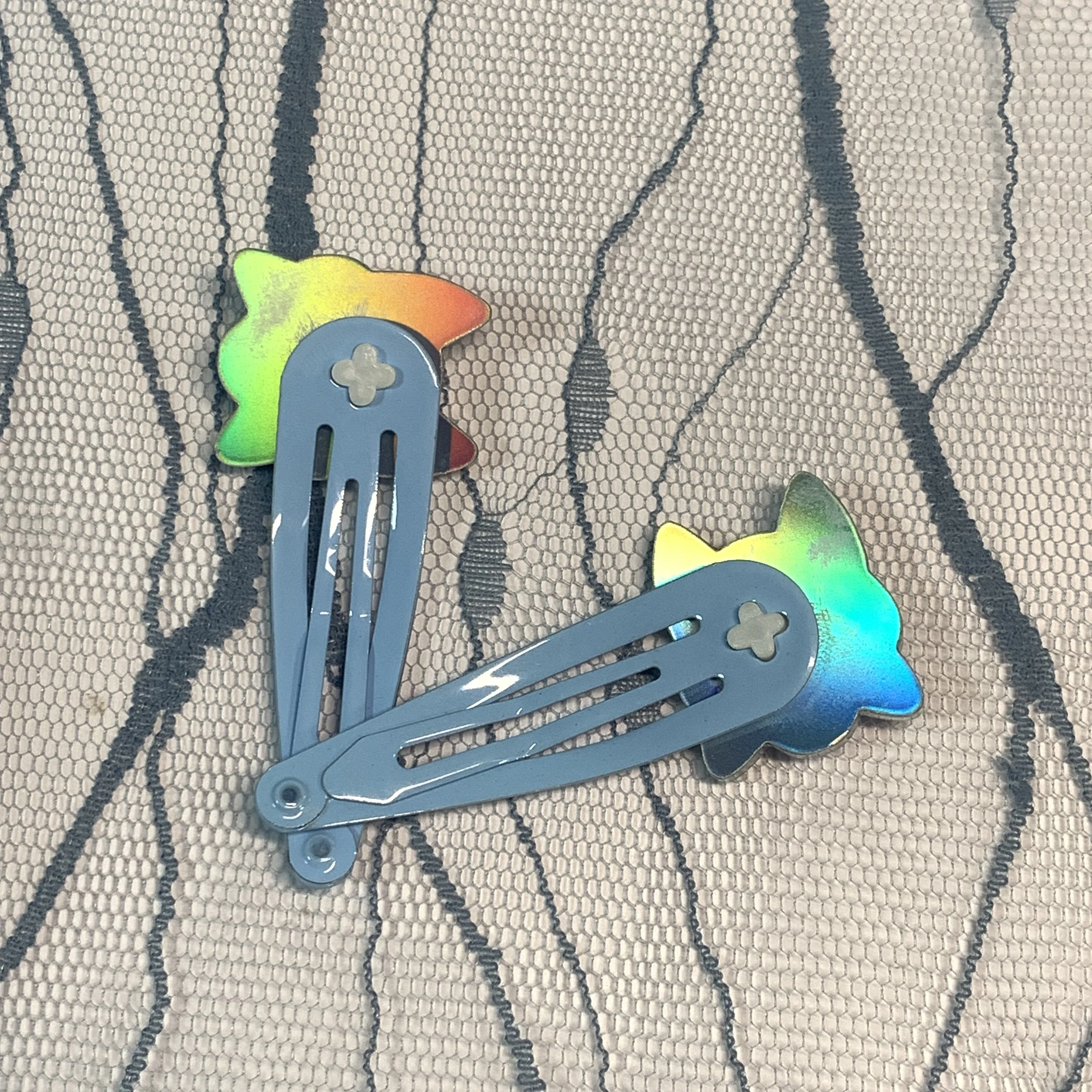 Colorful Animal hair clips with character designs 3 Styles. Glittery, cute for fans.Amazing Gift For Birthday,Daily Accessories