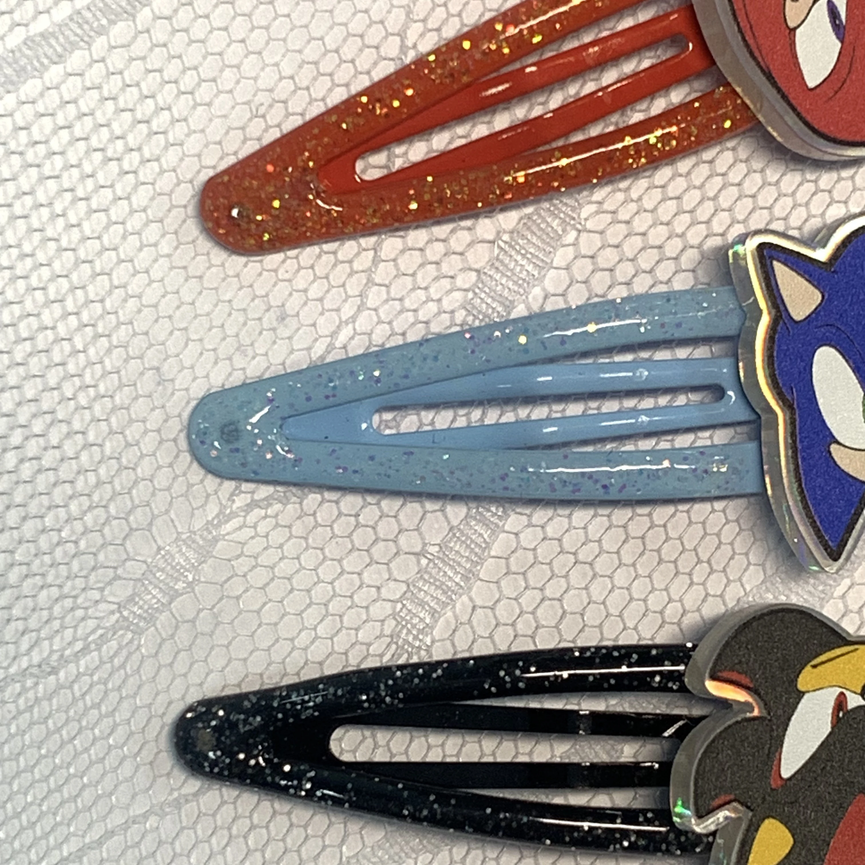 Colorful Animal hair clips with character designs 3 Styles. Glittery, cute for fans.Amazing Gift For Birthday,Daily Accessories