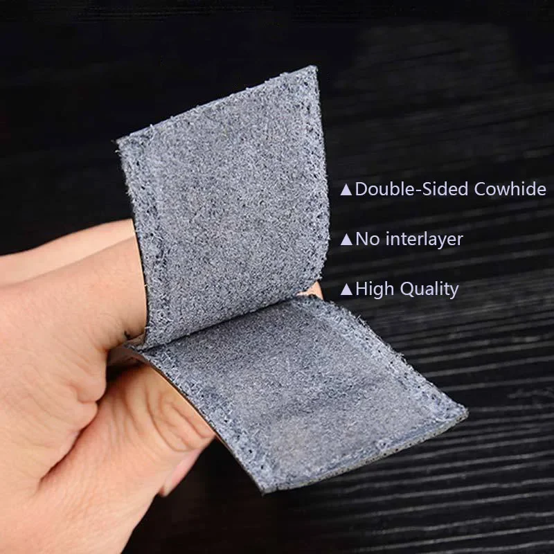 Men for Pin Buckle Leather Black Belt Without Buckle Straps Wide Genuine Belt Body No Buckle for 2.4 2.8 3.0 3.2 3.5 3.8cm