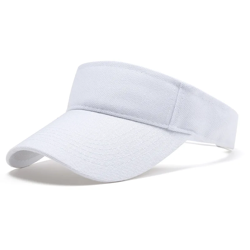 Outdoor Sports Hat Summer Sun Hat Men Women Cotton Adjustable Visor UV Protection Top Empty Solid Sport Tennis Golf Running Hat