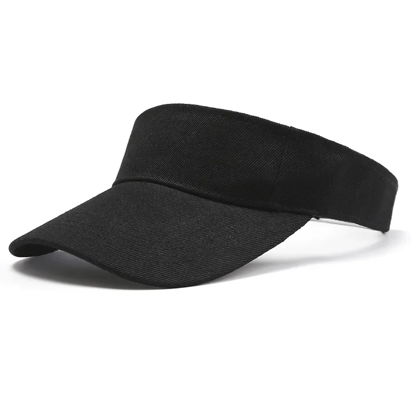 Outdoor Sports Hat Summer Sun Hat Men Women Cotton Adjustable Visor UV Protection Top Empty Solid Sport Tennis Golf Running Hat