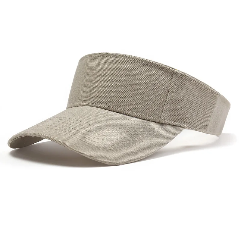 Outdoor Sports Hat Summer Sun Hat Men Women Cotton Adjustable Visor UV Protection Top Empty Solid Sport Tennis Golf Running Hat