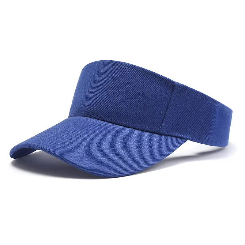 Outdoor Sports Hat Summer Sun Hat Men Women Cotton Adjustable Visor UV Protection Top Empty Solid Sport Tennis Golf Running Hat