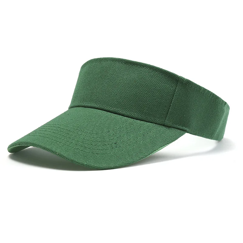 Outdoor Sports Hat Summer Sun Hat Men Women Cotton Adjustable Visor UV Protection Top Empty Solid Sport Tennis Golf Running Hat
