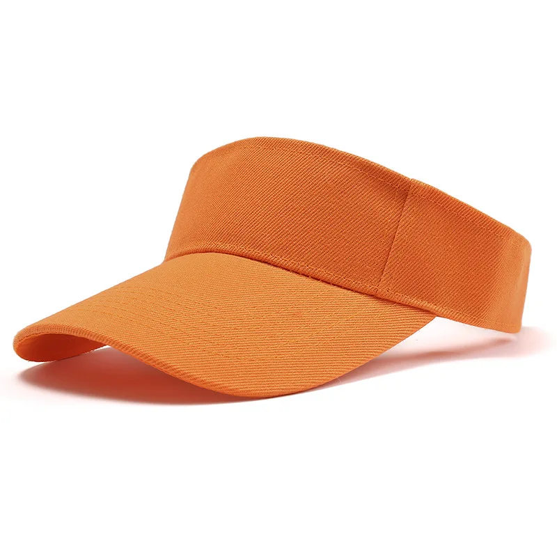 Outdoor Sports Hat Summer Sun Hat Men Women Cotton Adjustable Visor UV Protection Top Empty Solid Sport Tennis Golf Running Hat