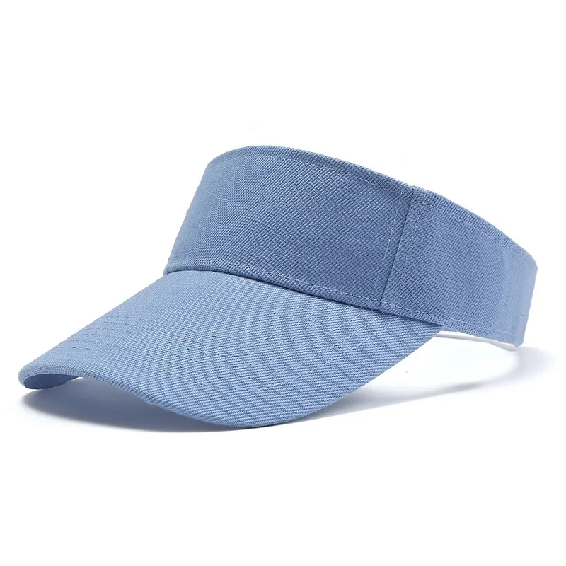 Outdoor Sports Hat Summer Sun Hat Men Women Cotton Adjustable Visor UV Protection Top Empty Solid Sport Tennis Golf Running Hat