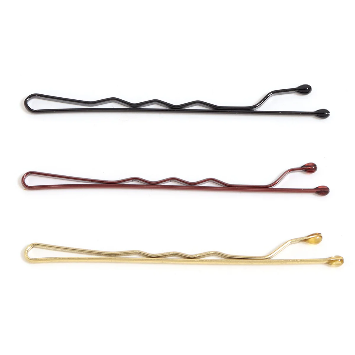 50pcs 5cm Metal Hairpins Casual Curly Wavy Grips Barrette Hair Clips For Women Girls DIY Hair Styling Tools Hair Accessories