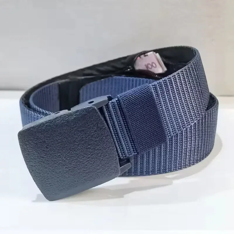 New Travel Cash Anti Theft Belt Waist Bag Women Portable Hidden Money Strap Belt Wallet Waist Pack Men Hiding Belt For Men Women