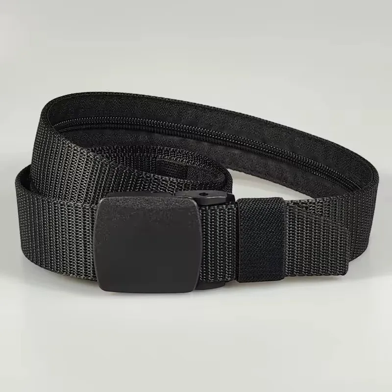 New Travel Cash Anti Theft Belt Waist Bag Women Portable Hidden Money Strap Belt Wallet Waist Pack Men Hiding Belt For Men Women