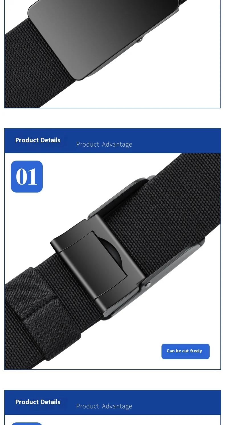 Youth Unisex Elastic Belt with Loosening, Breathable Woven Design, No-Drill Denim Pants Belt