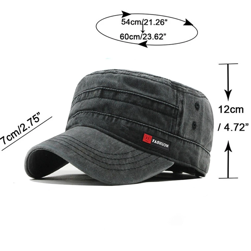 1pc Spring and Autumn Flat Top for Men and Women Soft Top Baseball Caps with FS Label, Outdoor Fishing Sunshade,Daily Use