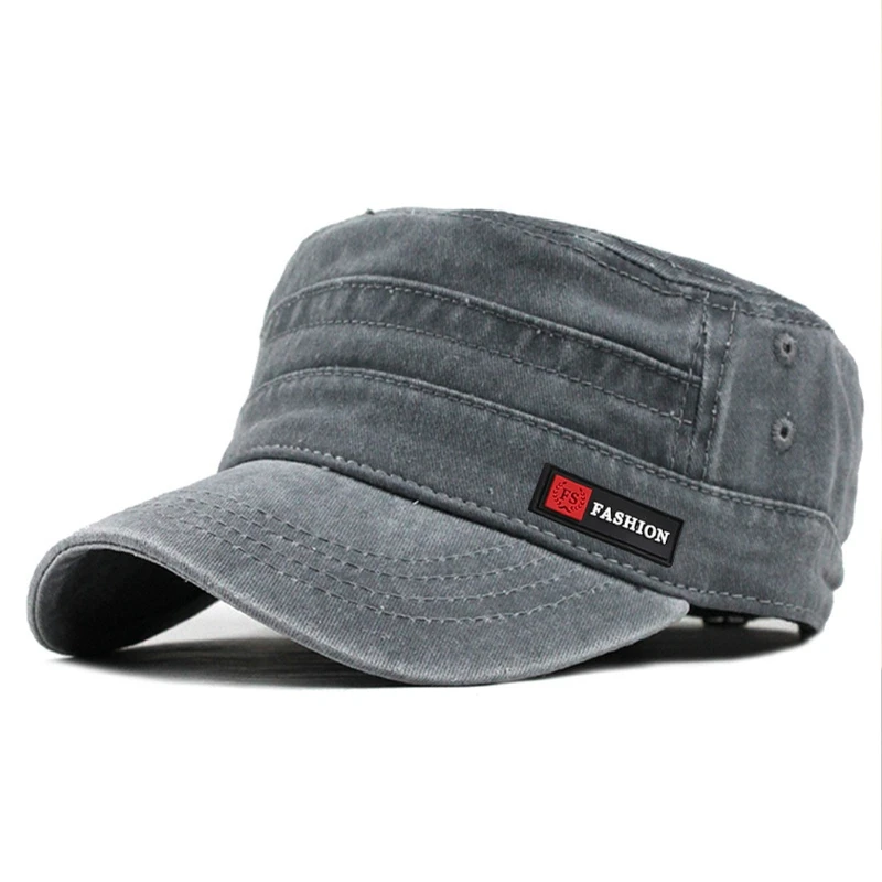 1pc Spring and Autumn Flat Top for Men and Women Soft Top Baseball Caps with FS Label, Outdoor Fishing Sunshade,Daily Use