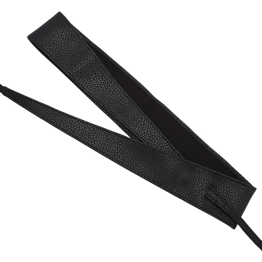Women Soft PU Leather Obi Belt Self Tie Wrap Cinch Belt Fashion Bowknot Waistband Wrap Belt for Dress Jumpsuit