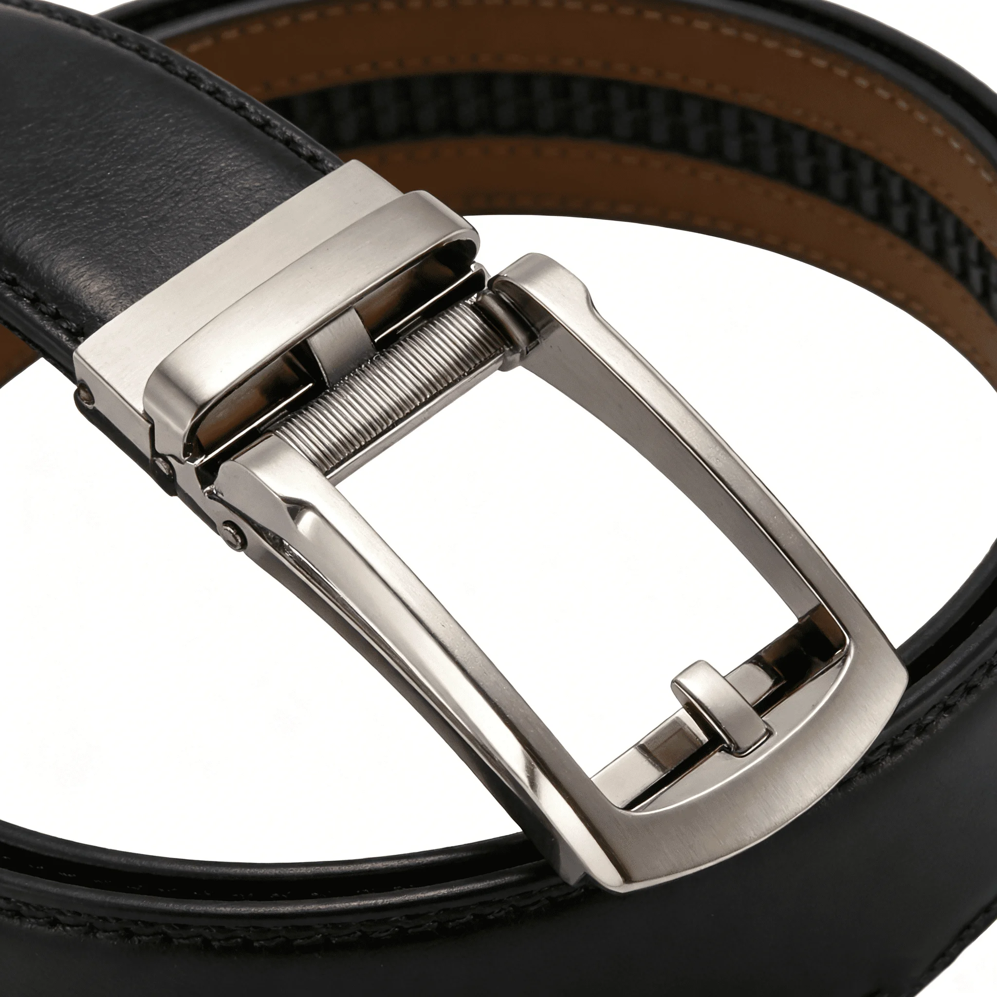 Luxury Male Automatic Waistband Men's Genuine Leather Belt of Metal Automatic Buckle Designer High Quality Cowhide Waist Straps
