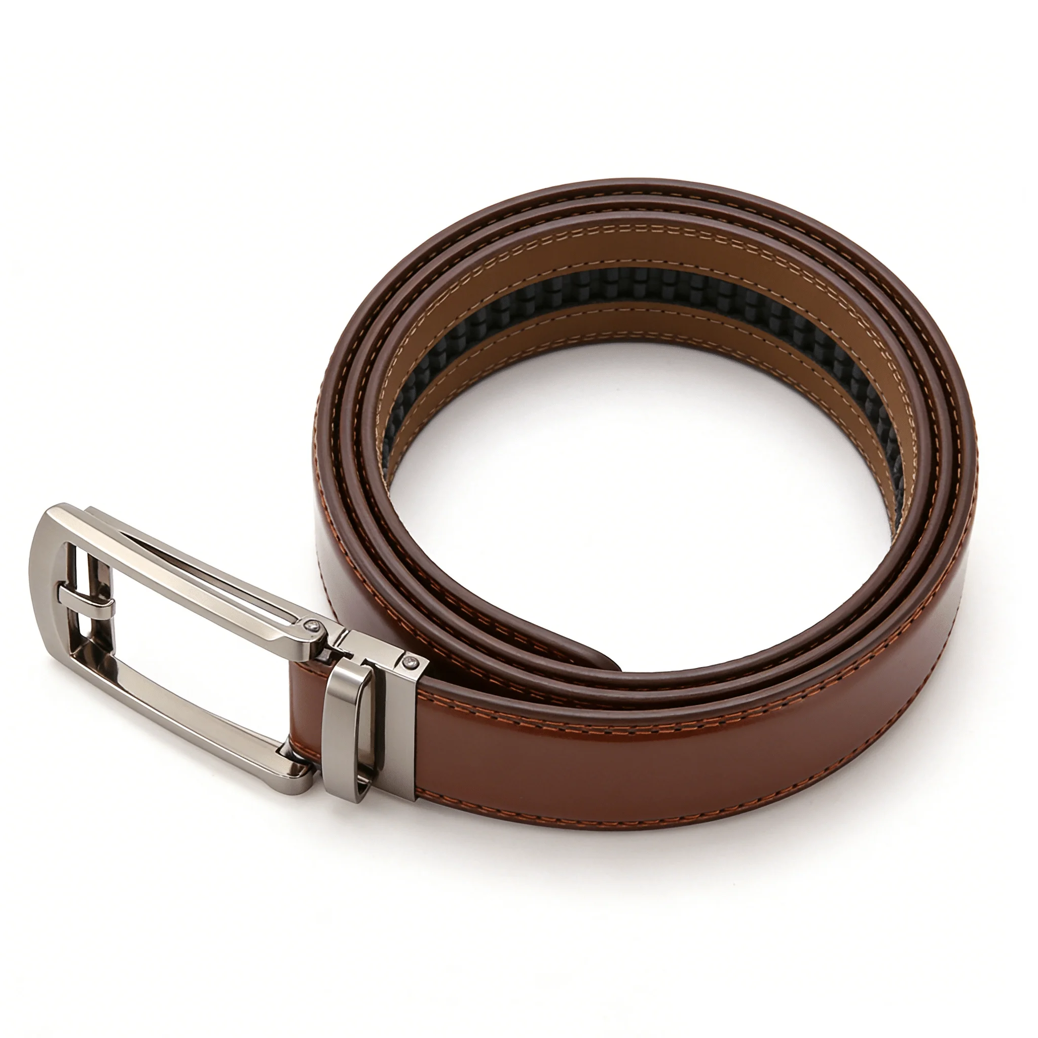 Luxury Male Automatic Waistband Men's Genuine Leather Belt of Metal Automatic Buckle Designer High Quality Cowhide Waist Straps