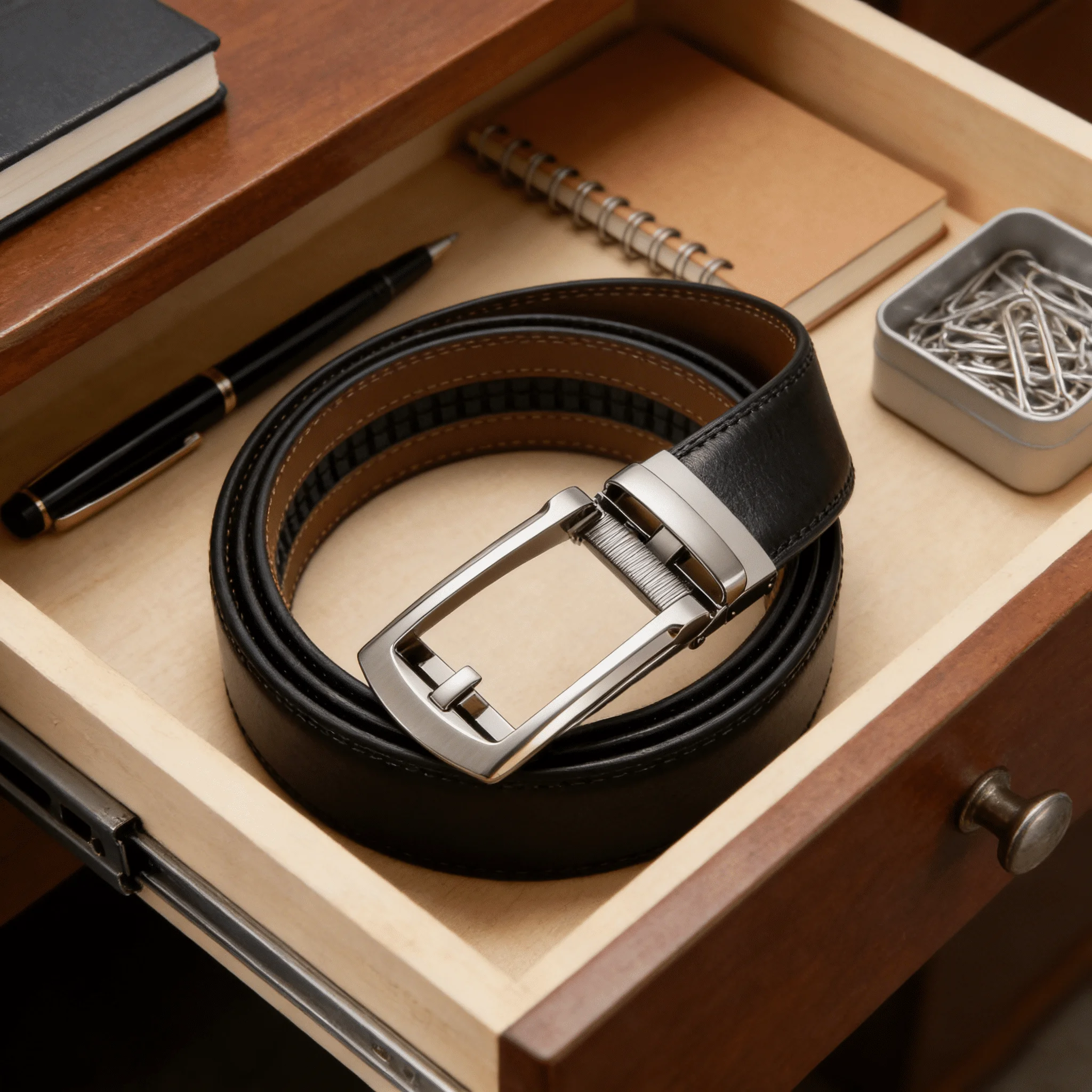 Luxury Male Automatic Waistband Men's Genuine Leather Belt of Metal Automatic Buckle Designer High Quality Cowhide Waist Straps