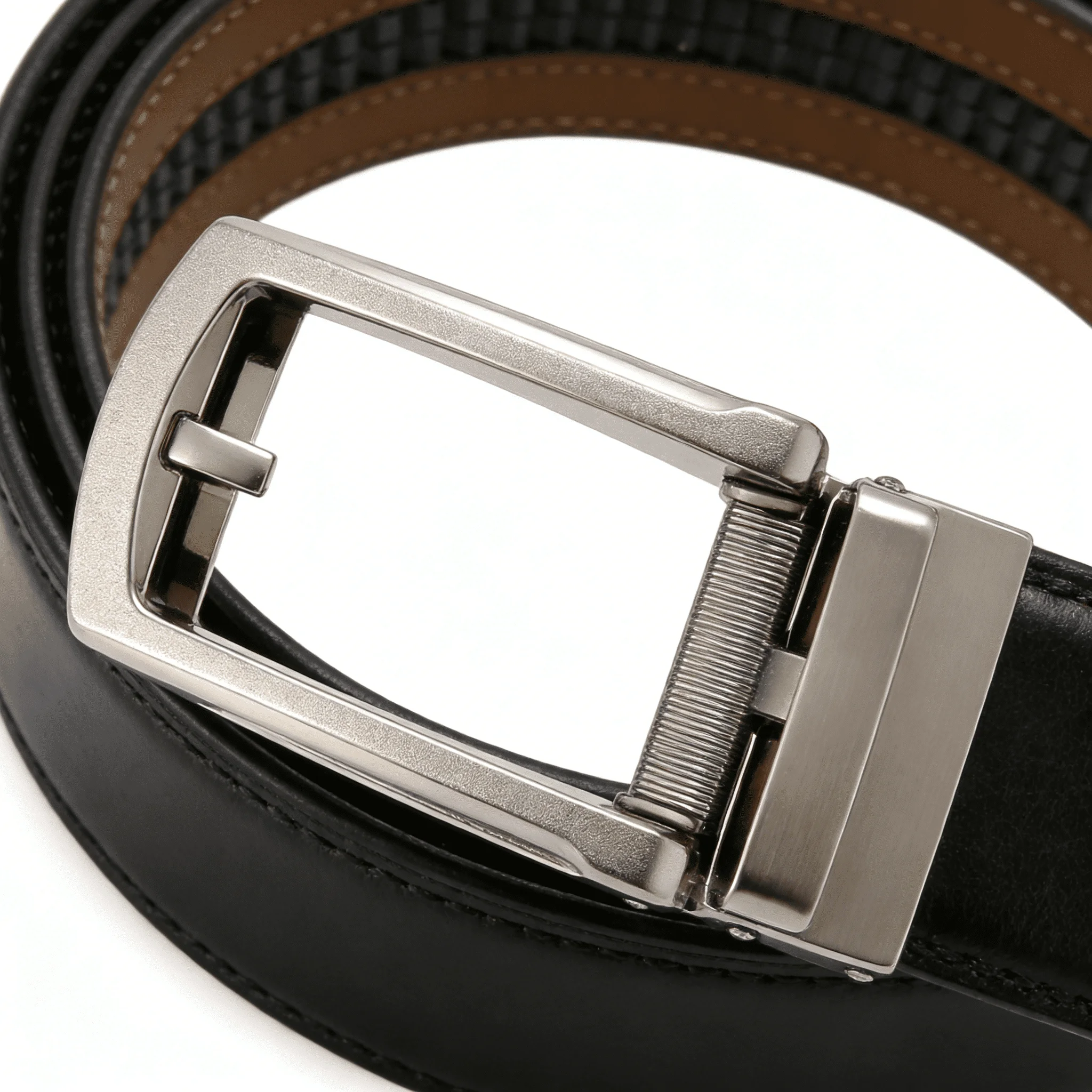 Luxury Male Automatic Waistband Men's Genuine Leather Belt of Metal Automatic Buckle Designer High Quality Cowhide Waist Straps