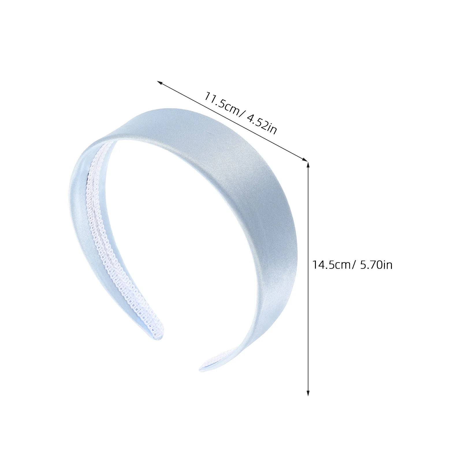 Luxury Satin Headband for Women Wide Non Slip Design Simple Hair Wrap for Girls Adult Headbands Fashion Holiday New Year Eve
