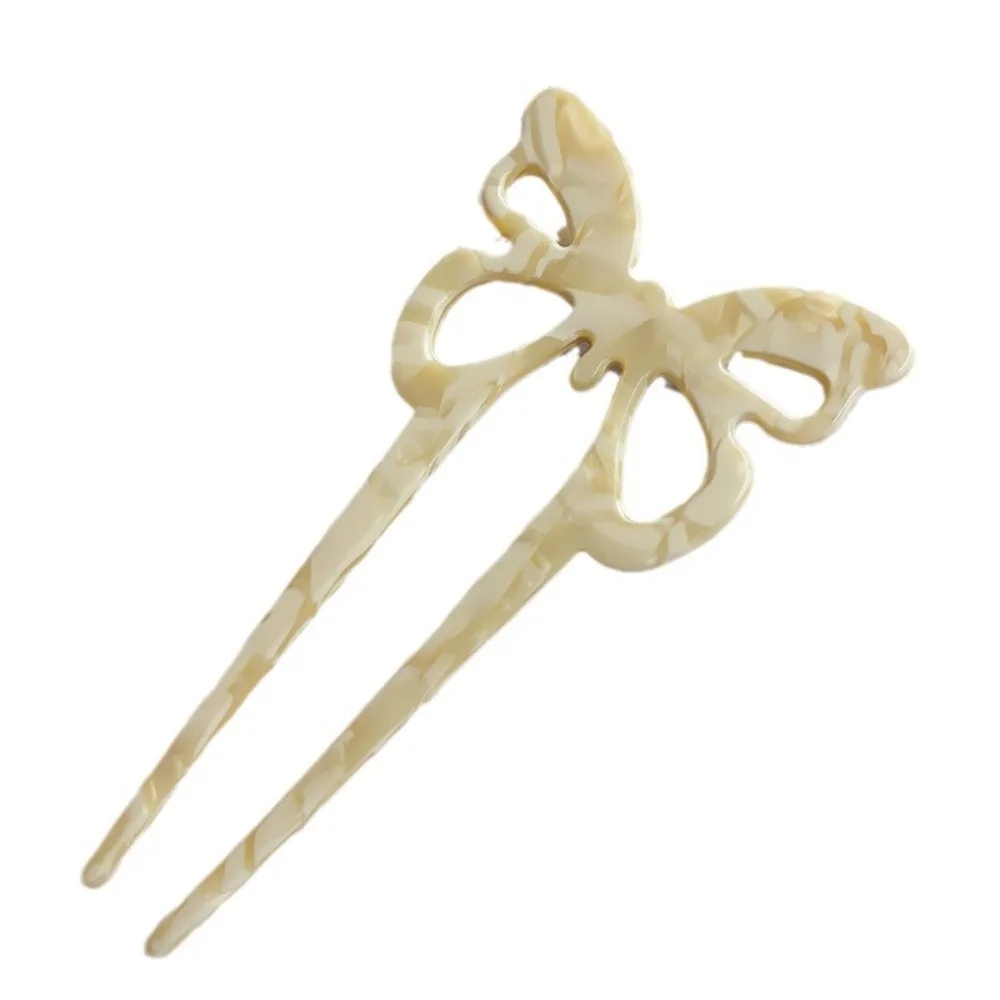 Fashion Acetate Hair Sticks U-Shaped Geometric Hairpins Creative Design Retro Hair Fork