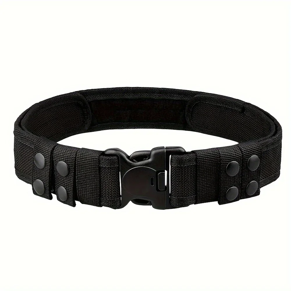 1pc Quick Release Tactical Belt for Men Fashion Style Combat Belt for Outdoor Activities and Fishing