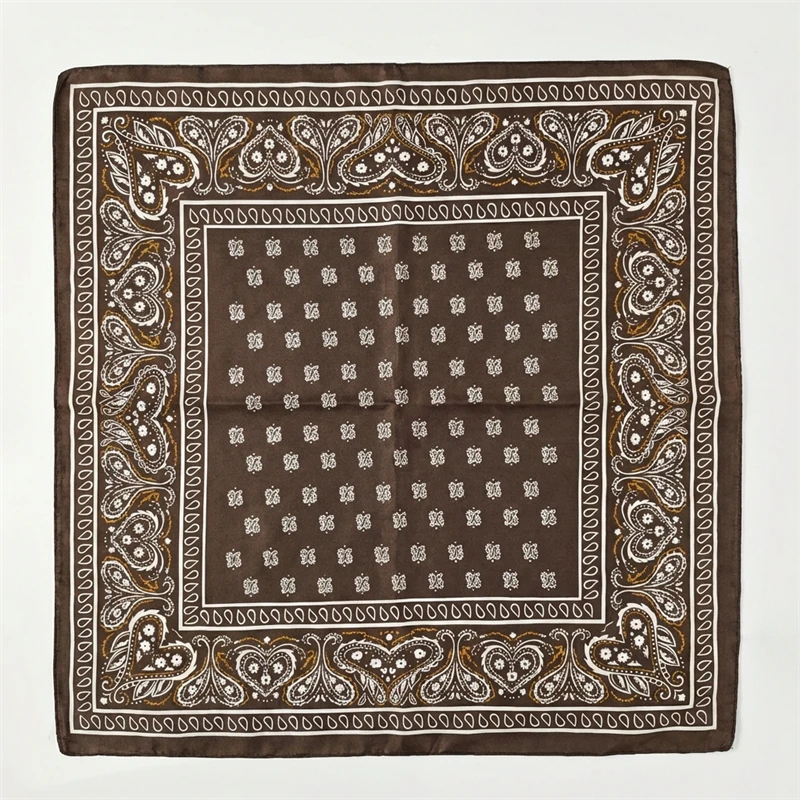 NEW Paisley Print Square Scarf For Women Shawl Neckerchief Female Hair Bands Head Wraps Headband Foulard Satin Hijab Bandana
