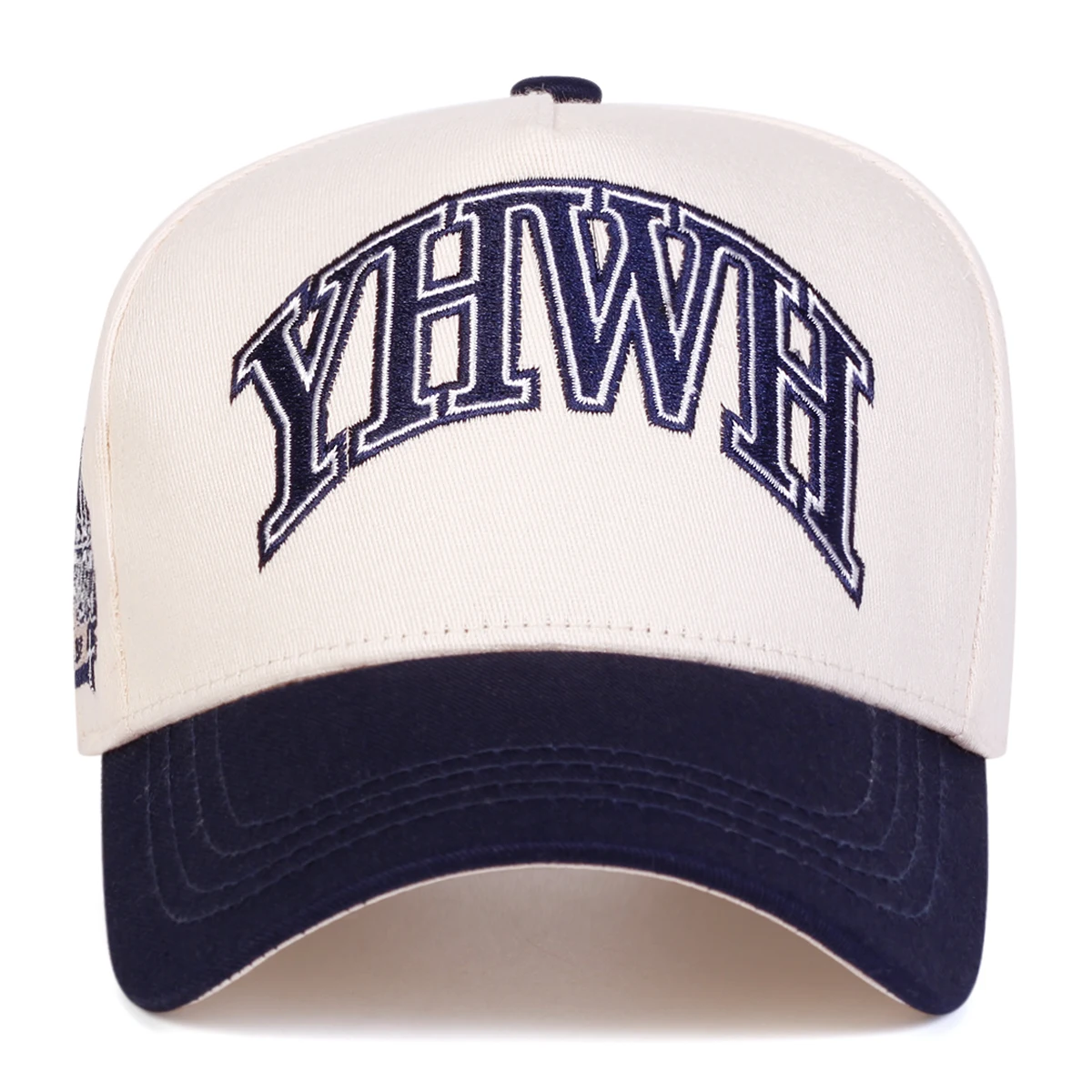 Unisex YHWH Letter Embroidery Baseball Caps Adjustable Casual Hats Spring and Autumn Outdoor Sunscreen Hat