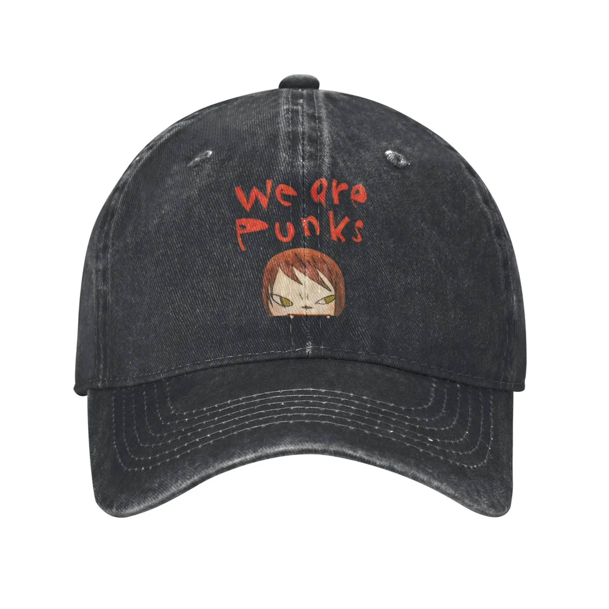 Yoshitomo Nara Baseball Cap Sun Outdoor Sport Sunscreen Washed Trucker Hat Men Adult Stylish Design Baseball Caps