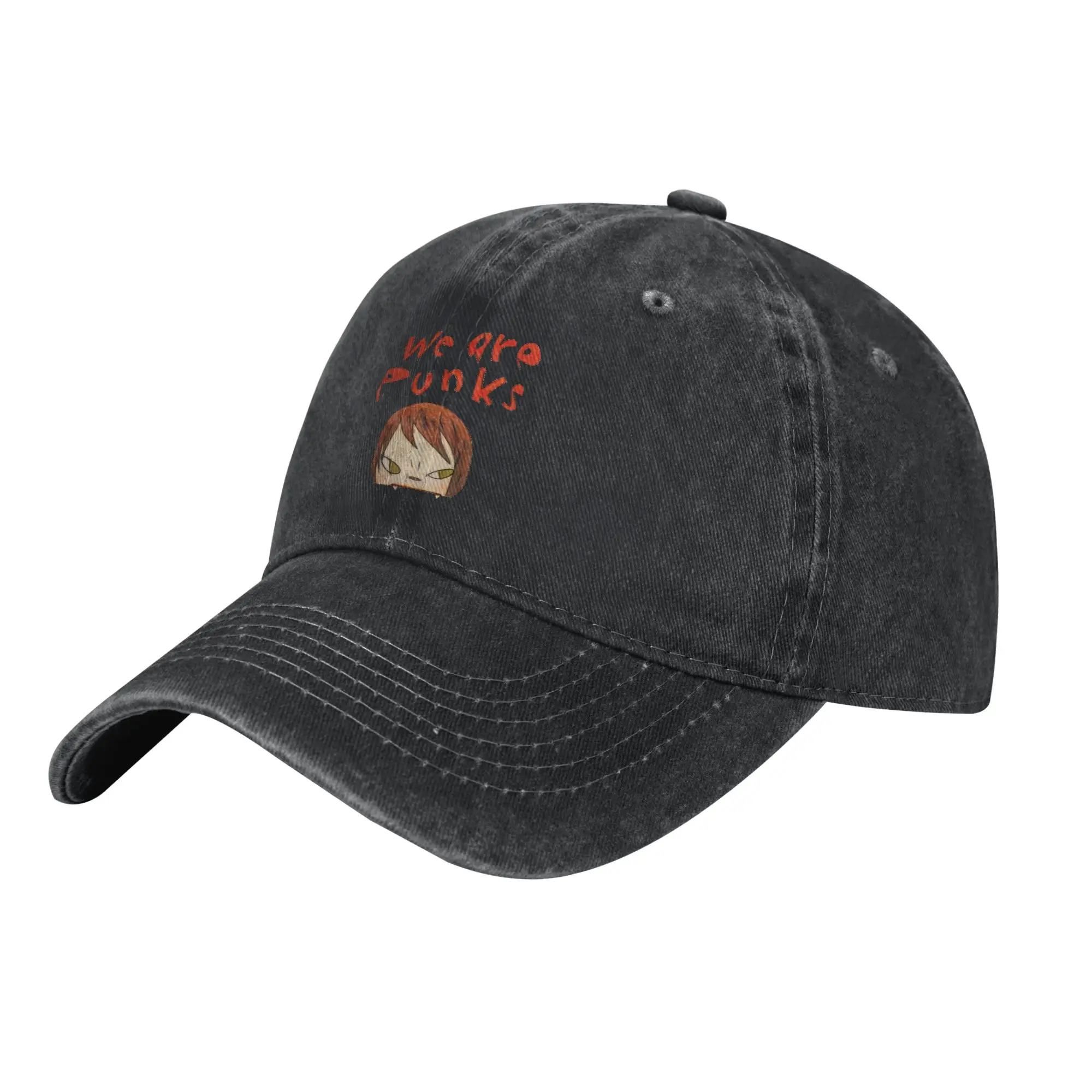 Yoshitomo Nara Baseball Cap Sun Outdoor Sport Sunscreen Washed Trucker Hat Men Adult Stylish Design Baseball Caps