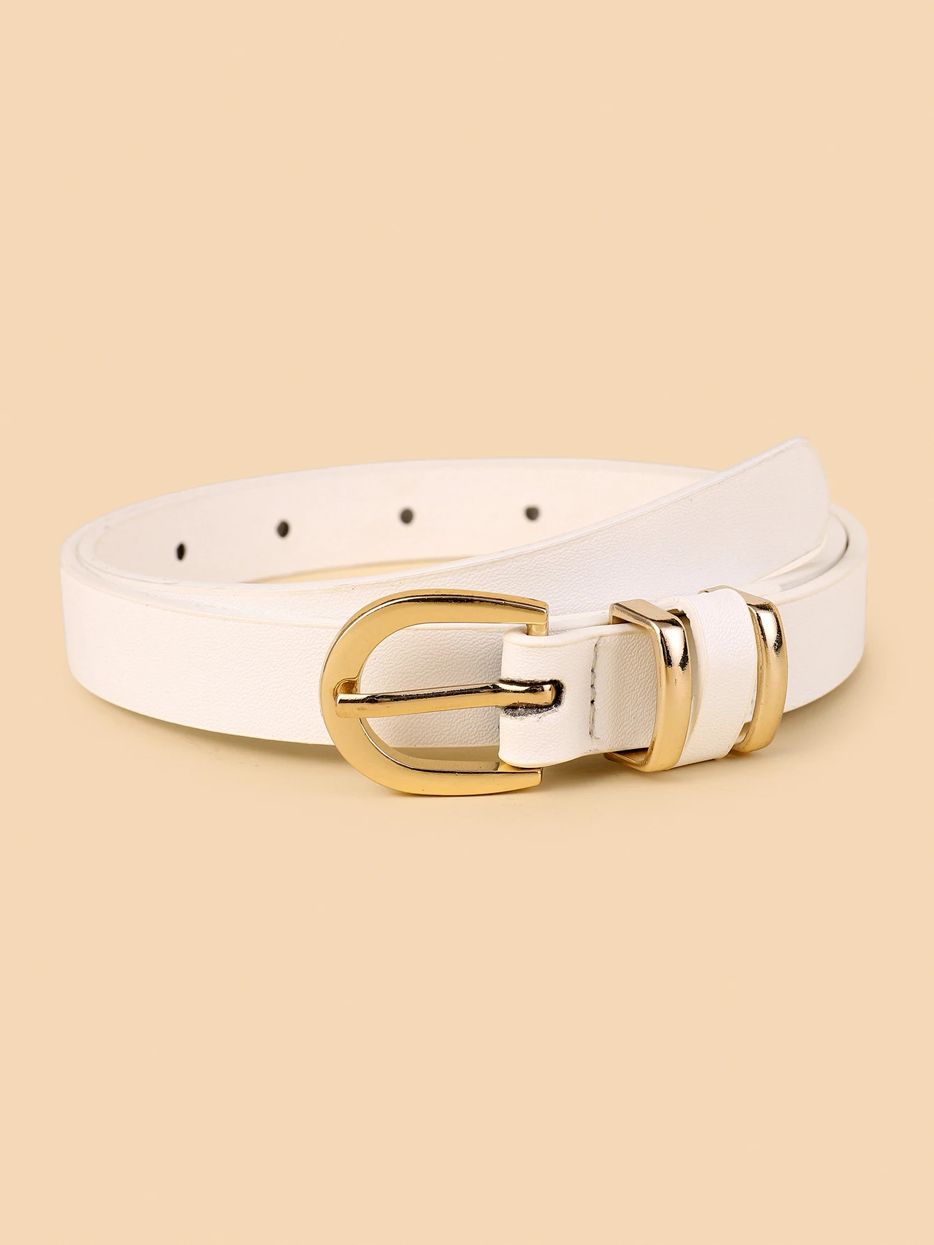 Hot Selling Korean Style Student Fine Jeans dress Belt Pin Buckle PU Belt Decoration