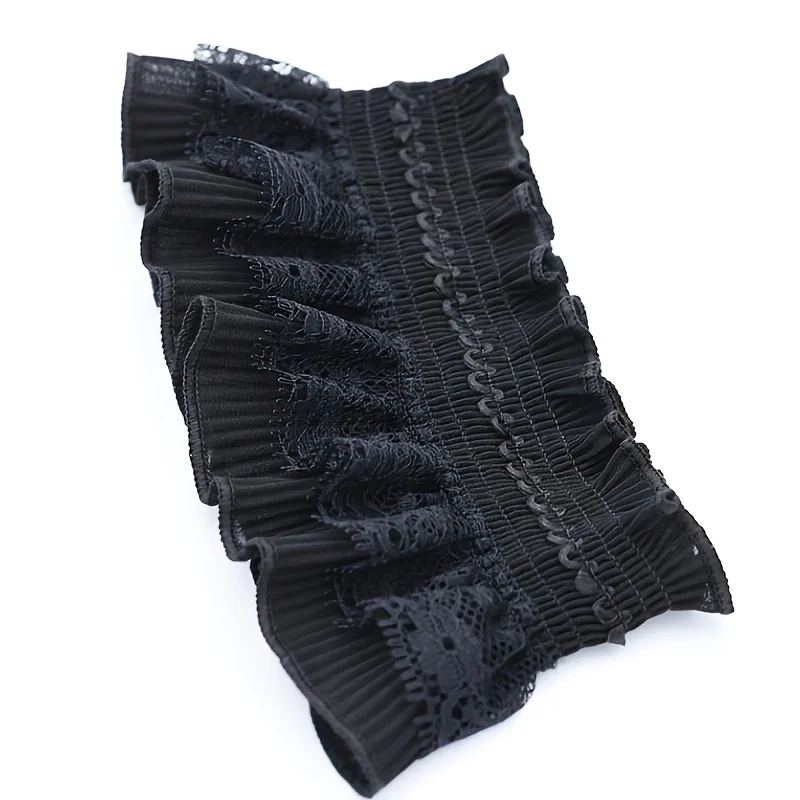 Lace false collar children's shirt collar decoration ruffled neck scarf stand-up false collar to cover scarred neck